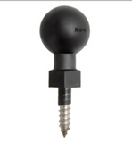 RAP-B-379U-25201L RAM Mounts Tough Ball 1/4"-20 X 1" Long Wood Screw w/ 1" Rubber Ball - Synergy Mounting Systems