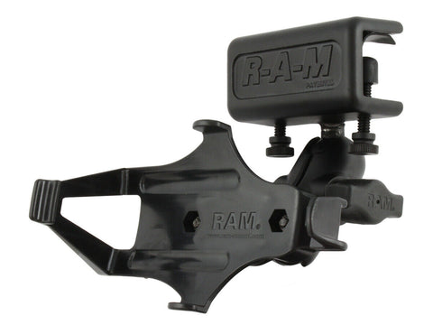 RAM-B-177-GA7U RAM Mounts Glare Shield Clamp Mount for Garmin GPSMAP 176, 296, 496 + More - Synergy Mounting Systems