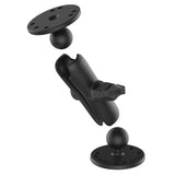 RAM-B-101U RAM Mounts 1"Diam Ball Mount w/ 2/2.5" Round Bases that use AMPS Pattern - Synergy Mounting Systems