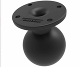RAM-D-254U RAM Mounts Round AMPS Plate with D-Size 2.25-Inch Ball