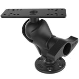 RAM-D-115-C RAM Mounts Universal D Size Ball Mount with Short Arm for 9"-12" Fishfinders and Chartplotters - Synergy Mounting Systems