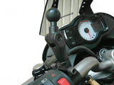 RAM-B-360U RAM Mounts Motorcycle Pivot Base w/ Stud & Mirror Stand-Off - Synergy Mounting Systems