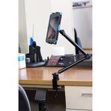 ARKON TAB802 Heavy Duty Desk or Wheelchair Tablet Clamp Mount for iPad Air iPad Pro iPad 4 3 2 Retail Black