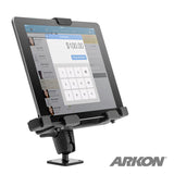 ARKON TAB4METKL Locking Adjustable Tablet Mount with Key Lock for E-Log for Galaxy Tab LG G Pad iPad Models Retail Black