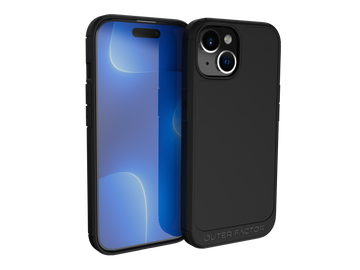 OuterFactor Element Case, iPhone 15, Black, Magsafe, Model # 10-0281300 OuterFactor Element Case, iPhone 15, Black, Magsafe, Model # 10-0281300