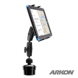 ARKON TABRM2X023 Double Robust Car Cup Holder Tablet Mount for Apple iPad Air 2 iPad Pro iPad 4 3 2 Retail Black